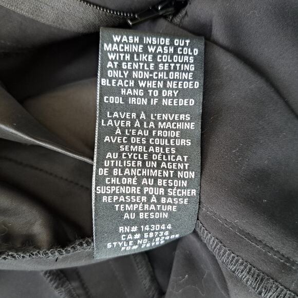 7 For All Mankind Black High Waist Wide Leg Pant Small Belted Business Casual - Picture 10 of 10